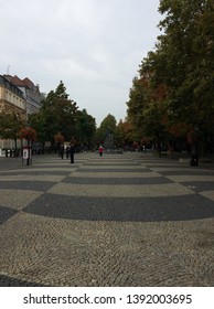 Bratislava / Slovakia - October 7, 2015: Monument To Pavol Országh Hviezdoslav In Old Town Of Bratislava.