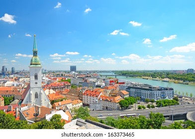 Bratislava, Slovakia, Top View