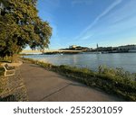 Bratislava Slovakia with view on Danube river and castle 