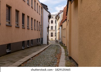 Braunschweig, Germany - Oct 3rd 2020: Braunschweig Old Town In Lower Saxony Consists Of Narrow Streets Running Between Historical Buildings.