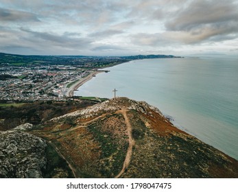 Bray Head Wicklow Ireland Mountain Hill Drone Lanscape