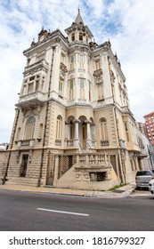 Belém / Pará / Brazil - 01 09 2014: Architecture Details Of The Historical Bolonha's Mansion.