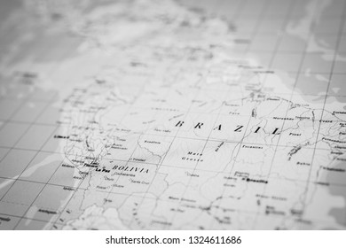 Brazil map background