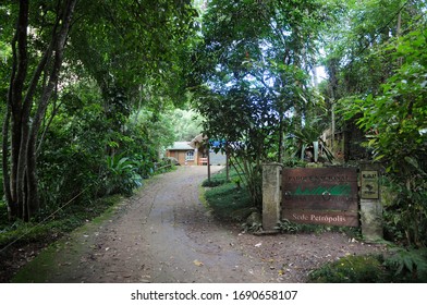 Petrópolis, Brazil, March 13, 2020.
Entrance To The Serra Dos Órgãos National Park, In The City Of Petrópolis.