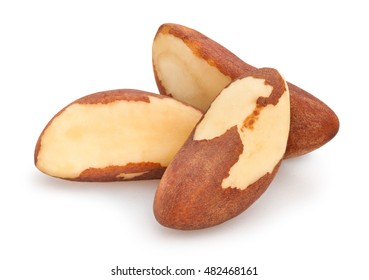 Brazil Nuts Isolated