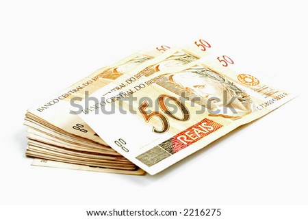 Similar – Woman hands with group of fifty euros banknotes