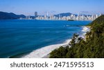 Brazil, Balneário Camboriú - Santa Catarina, Brazil beach, city, buildings, cityscape, landscape, ocean, sea, sky, blue sea, travel, tropical beach, vacation, view, beach, beautiful, blue sky, natural