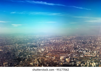 Brazil Theme: Aerial View Of Sao Paulo