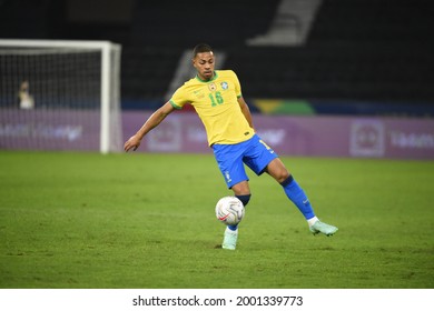 Brazil V Chile, Copa America, Quater Final, Football Match, Estadio Nilton Santos, Rio De Janeiro, Brazil - 02 Jul 2021