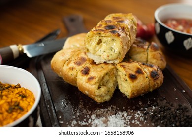 Brazilian Barbecue Roasted Garlic Bread 