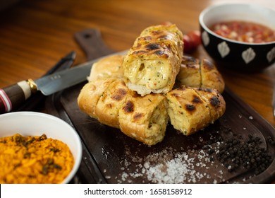 Brazilian Barbecue Roasted Garlic Bread 