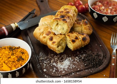 Brazilian Barbecue Roasted Garlic Bread 