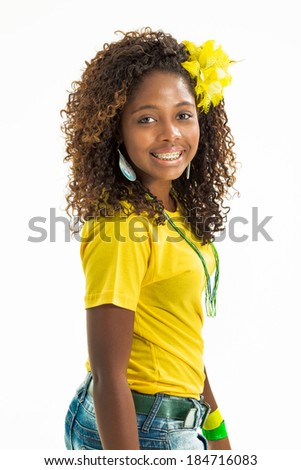 Brazilian black cheerleader