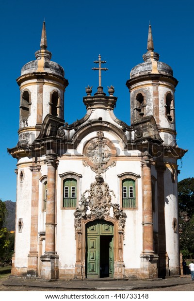 Brazilian Colonial Architecture Heritage Detail Historic Stock Photo ...