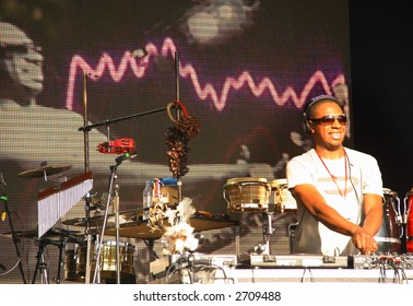 Brazilian Dj Marky Performing At Lovebox Festival Victoria Park London July 2005