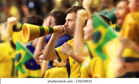  Brazilian Fans, Soccer