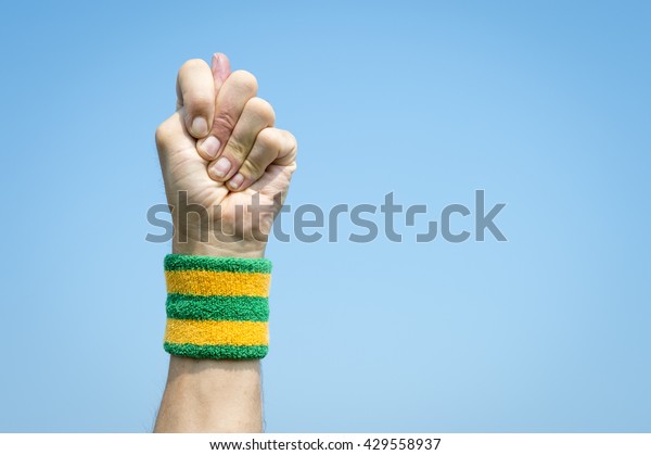 brazilian-good-luck-hand-sign-known-stock-photo-edit-now-429558937