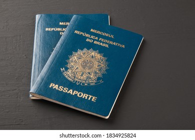 Hand Holding Brazilian Passport Map Background Stock Photo 1829035703 ...