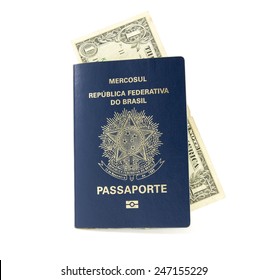 Brazilian Passport With Money