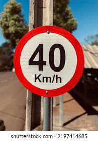 Brazilian Vintage Road Mileage Sign