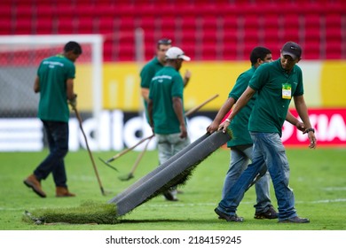 Brasília(DF), Brazil-September - 11,2013: Interior Of The Estadio Nacional Mané Garrincha