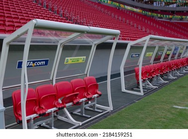 Brasília(DF), Brazil-September - 11,2013: Interior Of The Estadio Nacional Mané Garrincha