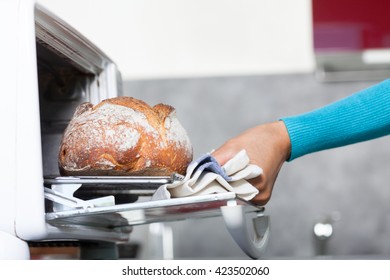 Bread Baking In The Oven