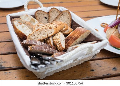 Bread In Basket.