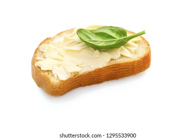 Bread And Butter Isolated On White