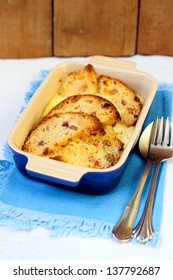 Bread And Butter Pudding In A Tin