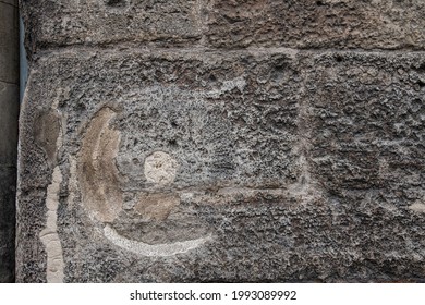bread circle on the wall of Saint Stephens cathedral in Vienna