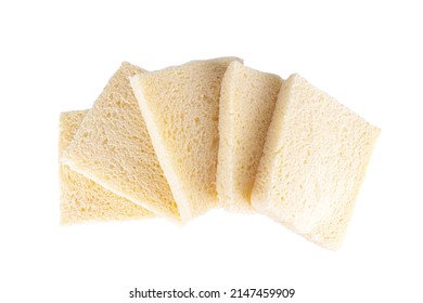 bread crustless isolated on white background border. - Powered by Shutterstock