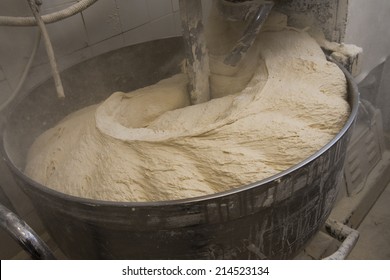 Bread Dough And Mixer