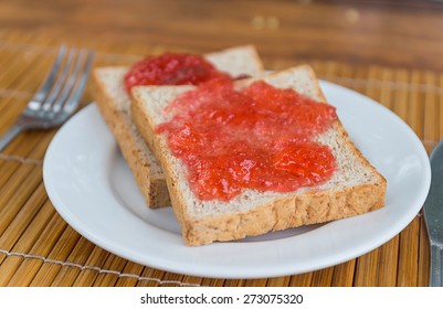 Bread with jam