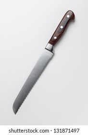 Bread Knife Isolated On A White Background