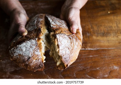 Bread loaf food photography recipe idea - Shutterstock ID 2019757739