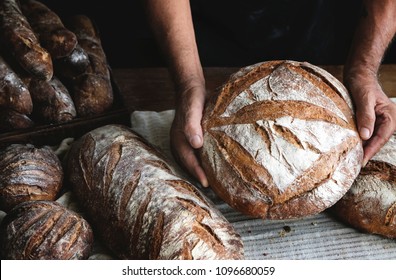 Bread loaves food photography recipe ideas - Shutterstock ID 1096680059