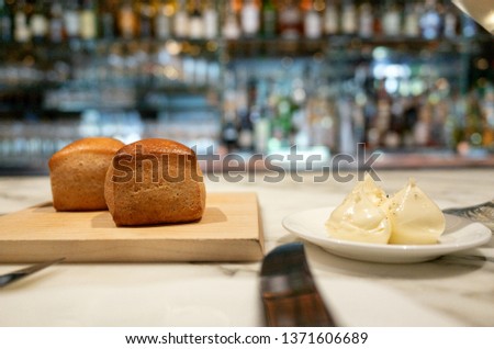bread and meringue cookie