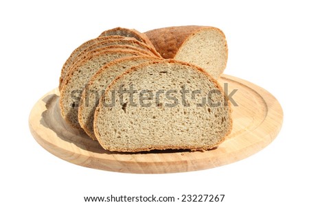 Similar – Image, Stock Photo Rustic bread on wooden table