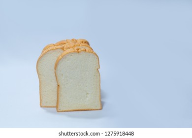 Bread on a white background