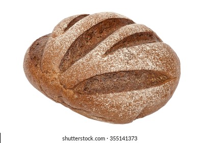 Bread On A White Background