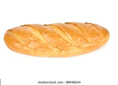 bread on a white background