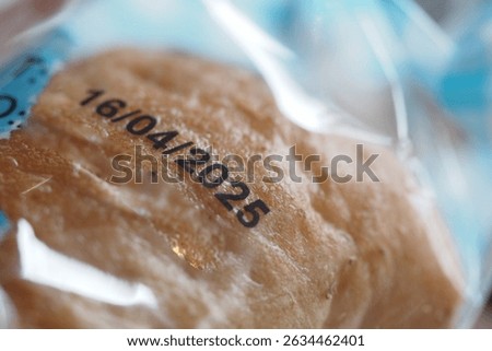 Bread packaging shows expiration date clearly printed