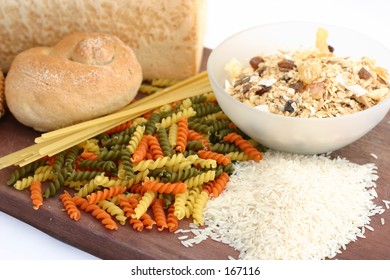 Bread Roll Cereal Pasta Rice