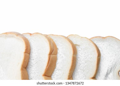 Bread sheet on a white background