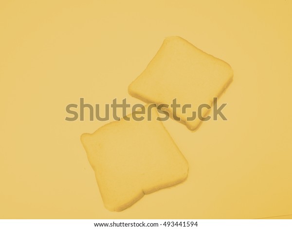 Bread Toast Yellow Background Food Bakery Stock Photo Edit Now