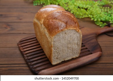 The bread which I baked with a big rectangular box-shaped model  - Shutterstock ID 1452049700