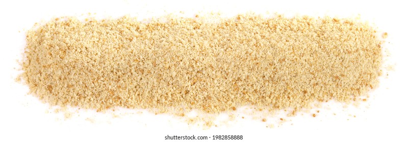 Breadcrumbs Isolated On White Background - Panorama.