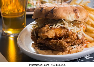 Breaded And Fried Chicken Sandwich 