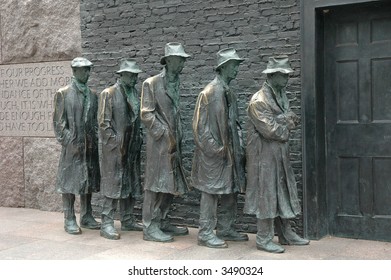 Breadline - By George Segal - FDR Memorial, Washington DC